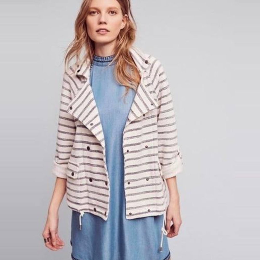 Dolan nautical striped jacket. Size XS (oversized)